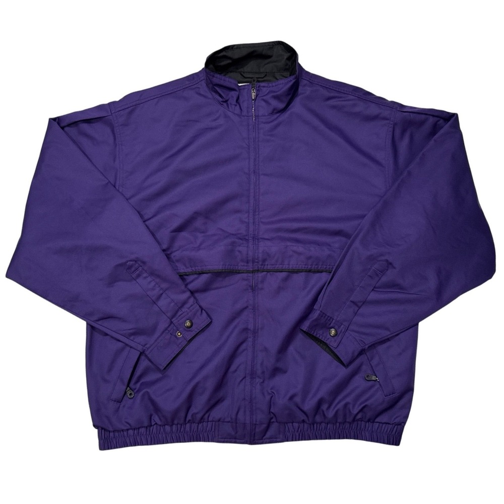 Cutter & Buck Mens Purple Full Zip Windbreaker Jacket CB9666-33 L